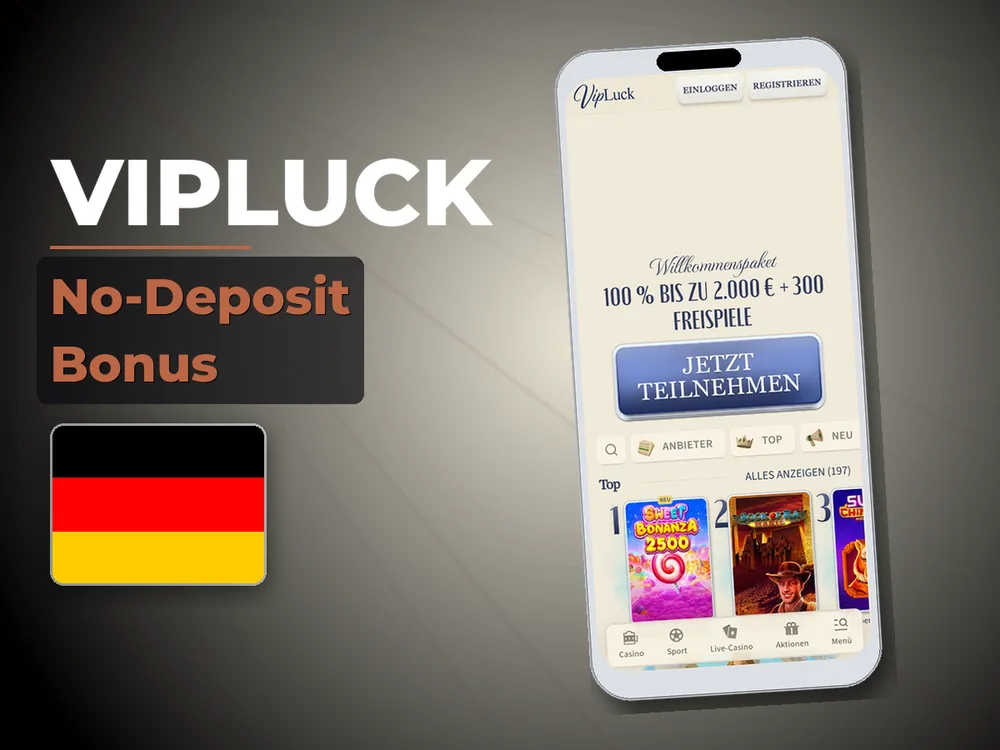 Vipluck - No-Deposit Bonus