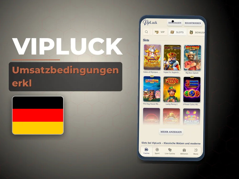 Vipluck - Umsatzbedingungen erkl