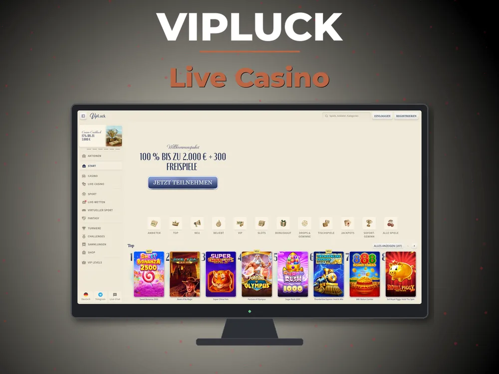 Vipluck - Live Casino